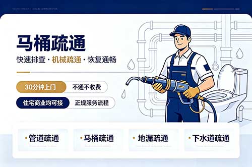 温岭马桶疏通
