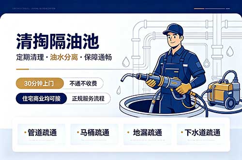 温岭清掏隔油池